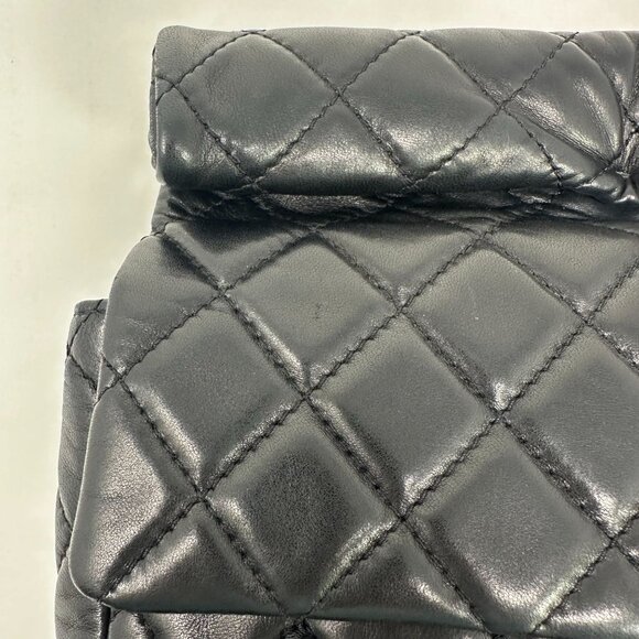 Chanel 2011 Runway Black Medium 2.55 Reissue Quilted Lambskin So Black Roll Clut - Picture 14 of 16